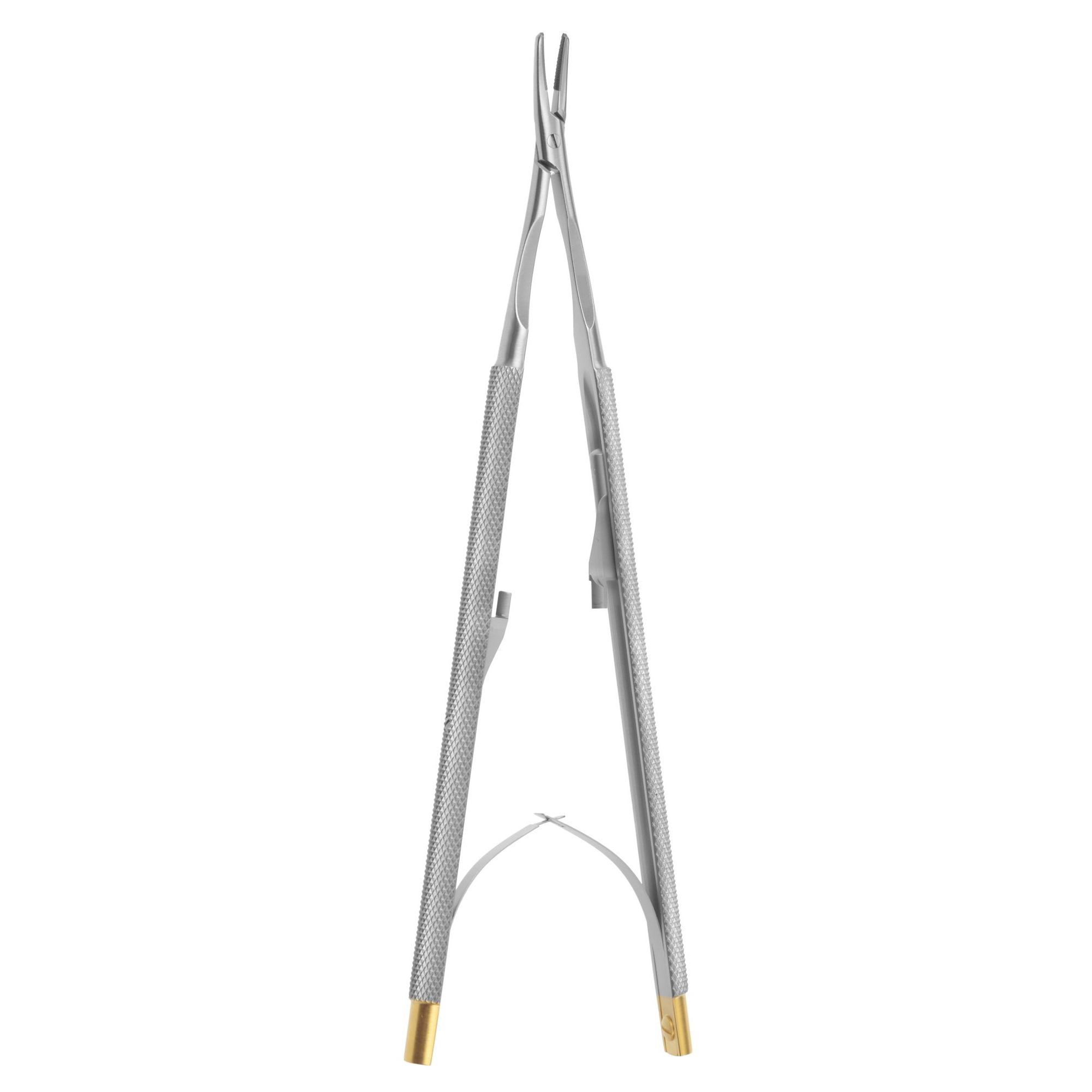 NEEDLE HOLDER BARRAQUER MM160 CURVED TC