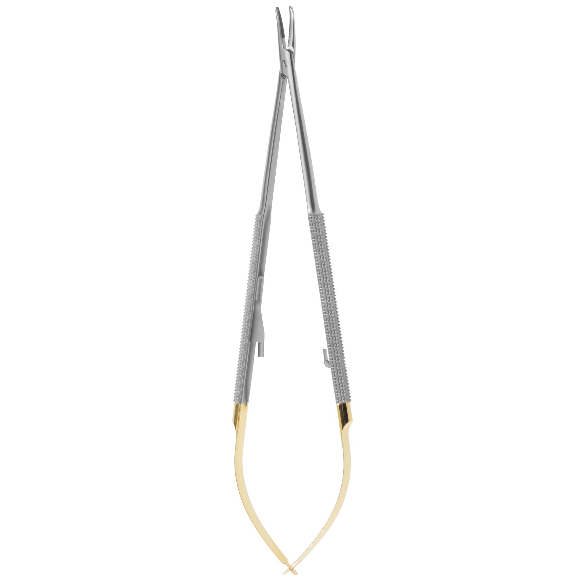NEEDLE HOLDER CASTROVIEJO MM180 CURVED TC